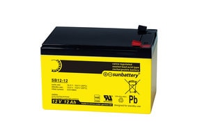 018011 | Batteries 12VCC/12AH pour FlexESControl (FX 2) et module catégorie B adressable.